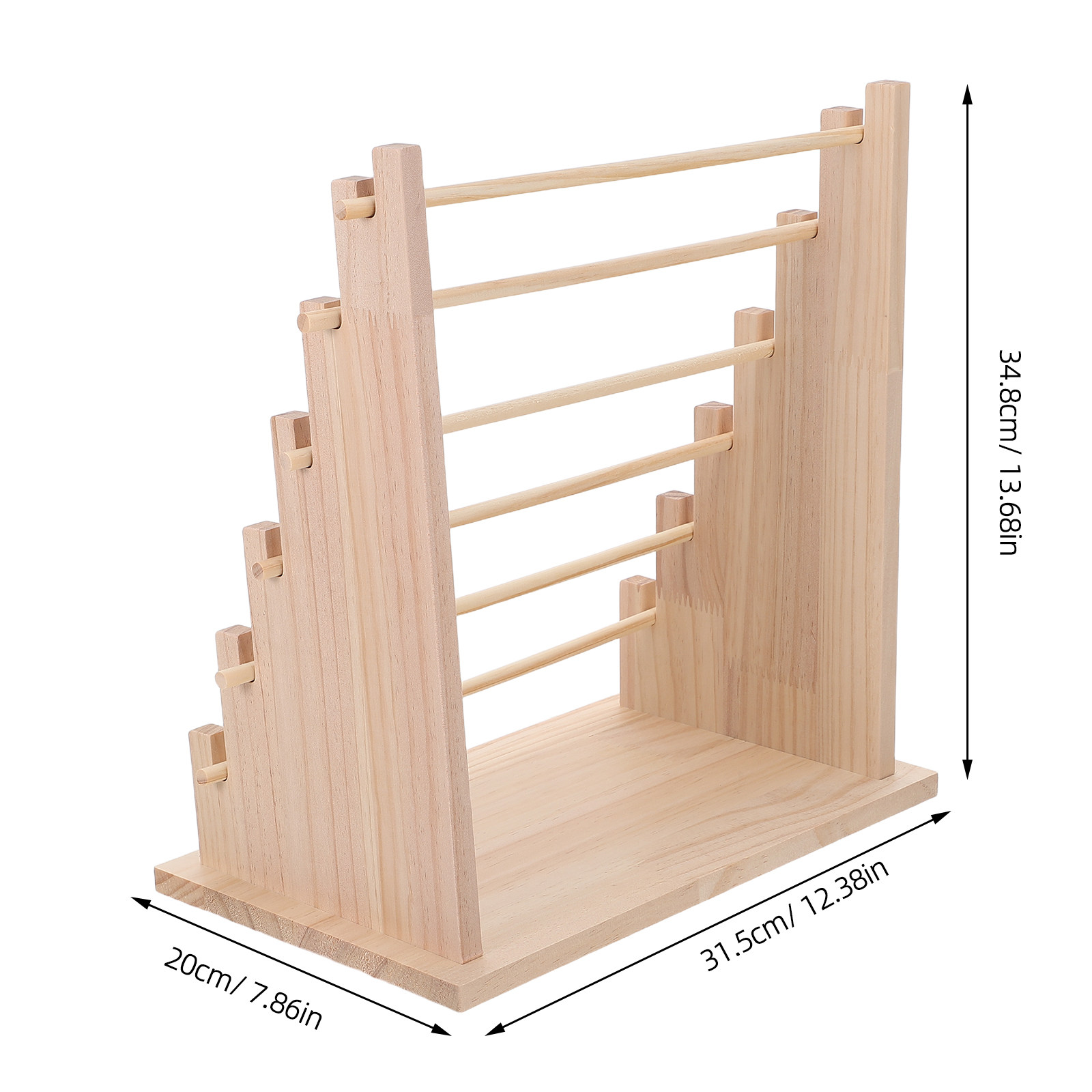 6 Tier Wooden Ribbon Storage R - Florist Supply Shop recension och pris