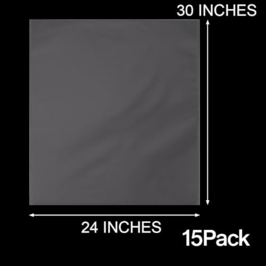 15 Pack Large Clear Cellophane - Cellophane Wrap Clear recension och pris