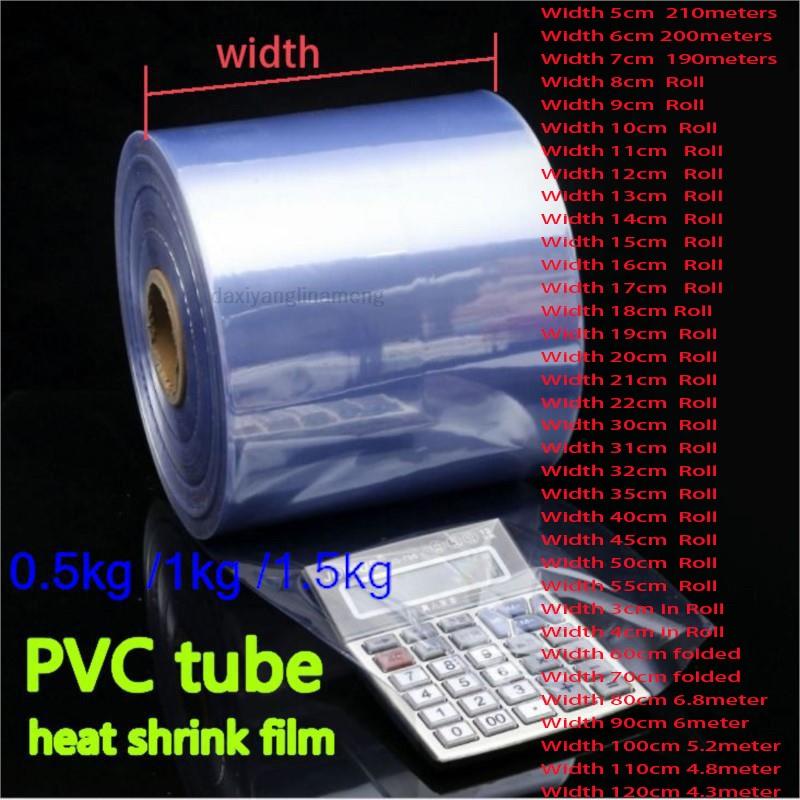 0.5-1.5kg PVC Heat Shrinkable  - Cellophane Wrap Clear recension och pris