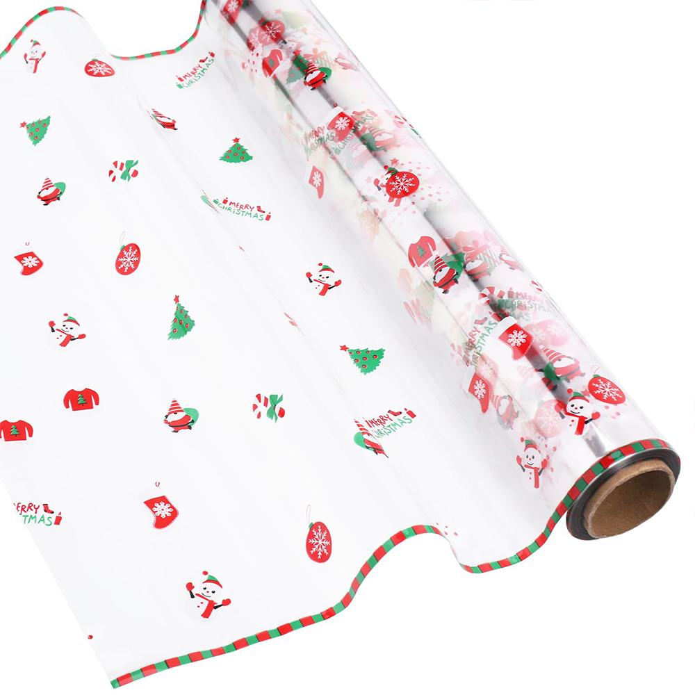 1 Roll Christmas Cellophane Wr - Cellophane Wrap Clear recension och pris