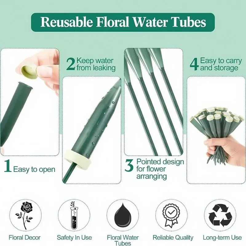 top quality 60 pcs floral wate - Quality Florist Supply recension och pris