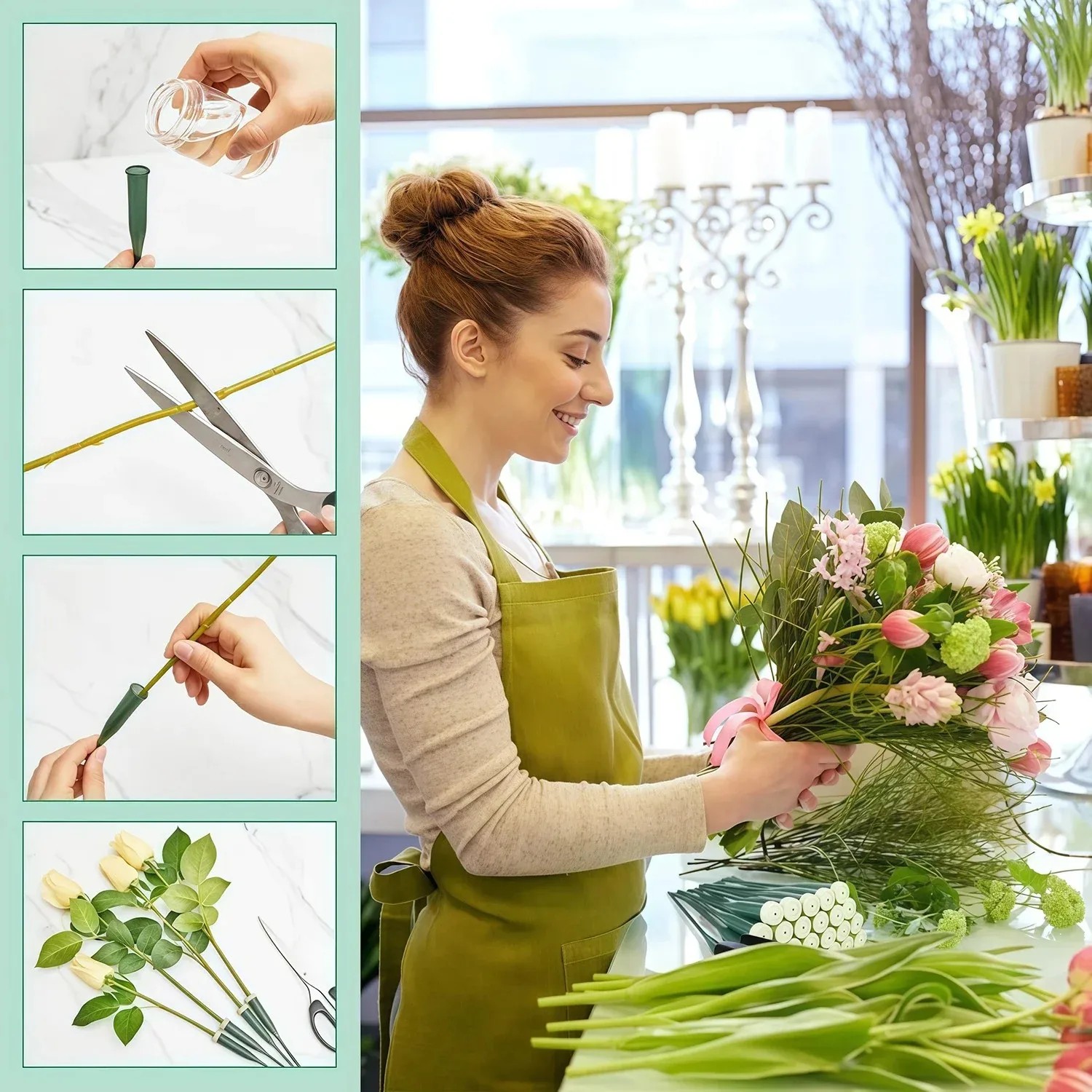 top quality 60 pcs floral wate - Quality Florist Supply recension och pris