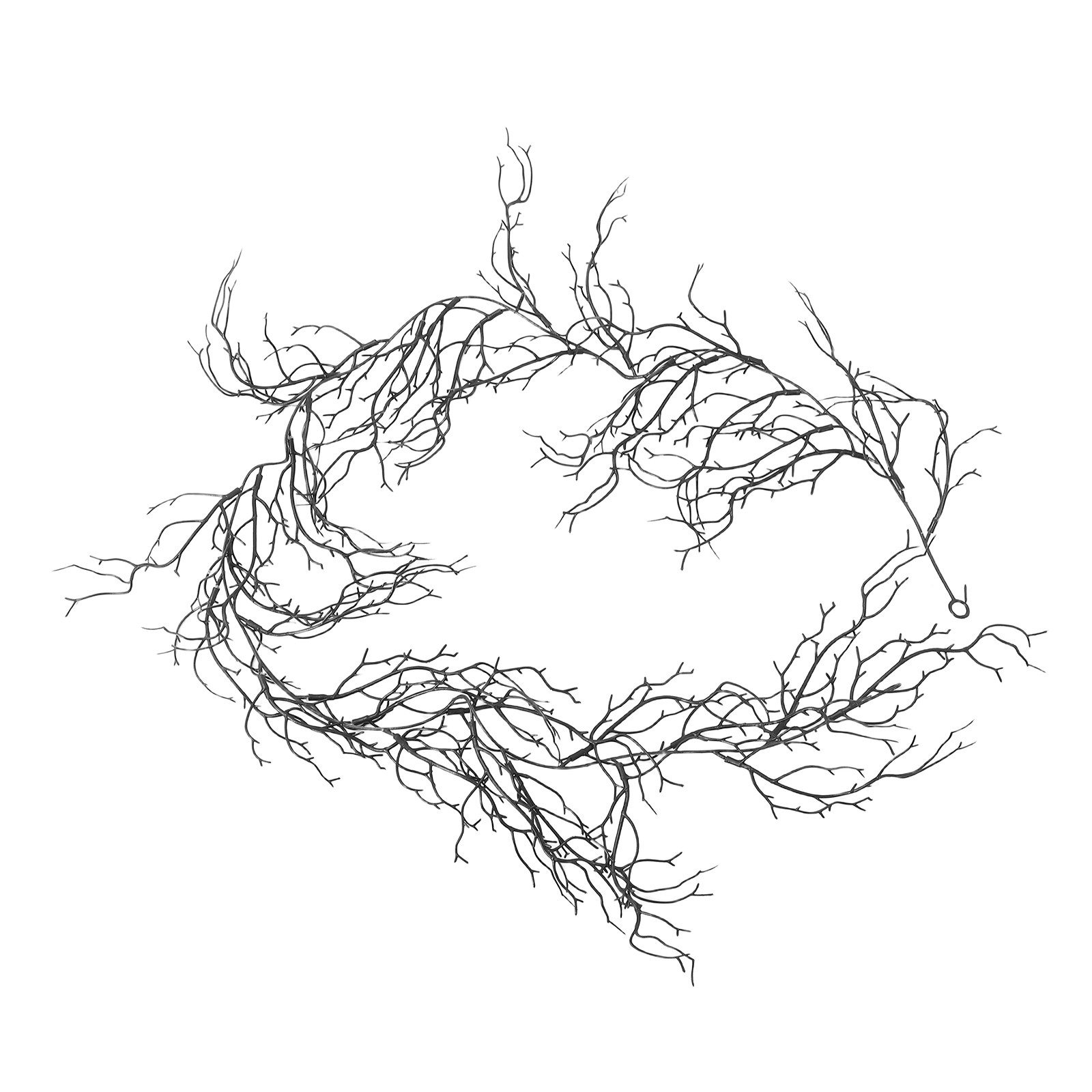 Black Plastic Decorative Vine  - Branch Curly Willow recension och pris